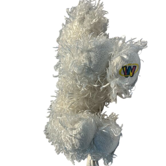 COPY - GANZ WEBKINZ Plush White Terrier Dog NO Code Pink Bow Stuffed Animal Plu… - Picture 6 of 9